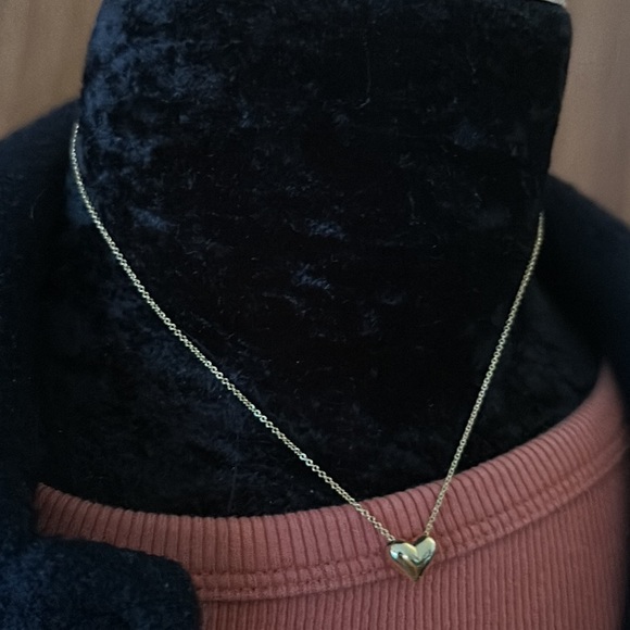 Sold❌💗K18⚜️Authentic Tiffany&Co Full Heart GoldK18 Necklace⚜️ - Picture 7 of 16